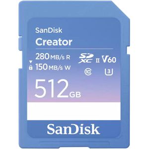 Produktbild für SD-Karte SanDisk Creator, SDSDXEP-512G-GNCIS, 512GB