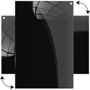 Produktbild für Glas-Magnettafel ALLboards Glasboard