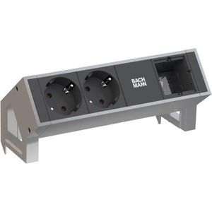 Tischsteckdose Bachmann Desk 2, mit 0,2 m GST18 Kabel