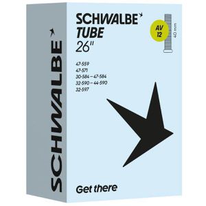 Produktbild für Fahrradschlauch Schwalbe AV12, 26 - 27,5 Zoll