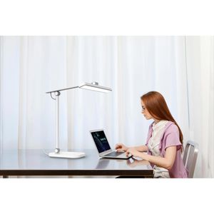 Produktbild für Schreibtischlampe Unilux Pureline, weiß, LED, dimmbar