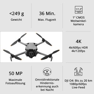 Produktbild für Drohne DJI Mini 5 Pro, mit Controller RC-N3 &amp; Akku