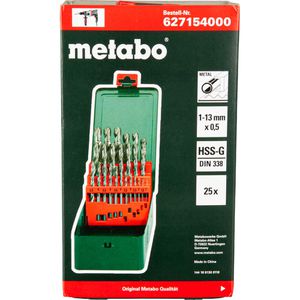 Produktbild für Bohrer Metabo HSS-G-Bohrerkassette SP, 627154000