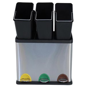 Produktbild für Mülleimer MSV 100353, silber