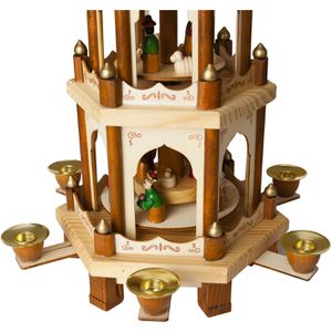 Produktbild für Weihnachtspyramide BRUBAKER klassisch
