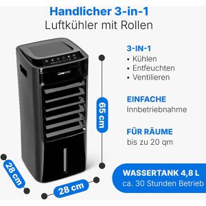 Produktbild für Luftkühler Clatronic LK 3843, schwarz, Fernbedienung &amp; Timer