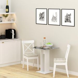 Produktbild für Esstisch Vicco Ewert, 88702, beton / weiß