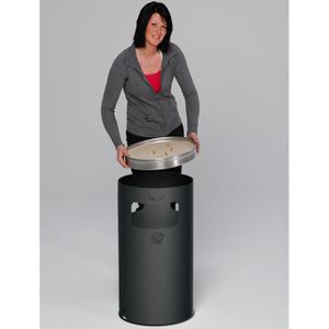 Produktbild für Aschenbecher VAR H70K, 3055, antik silber, für Outdoor
