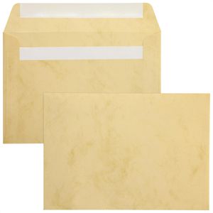 Briefumschläge Sigel DU 011 Marmor, beige, C6