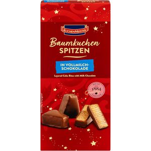 Kuchenmeister Baumkuchen Baumkuchenspitzen, mit Vollmilchschokolade, 130g