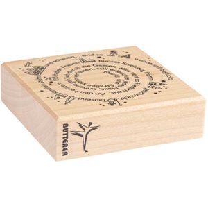 Produktbild für Motivstempel Rayher 29195000 Weihnachten, aus Holz