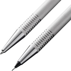 Produktbild für Schreibset Lamy logo 106/206, Edelstahl gebürstet, 2-teilig