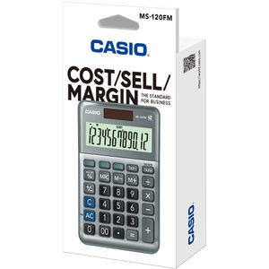 Produktbild für Taschenrechner Casio MS 120 FM, mit MwSt-Berechnung