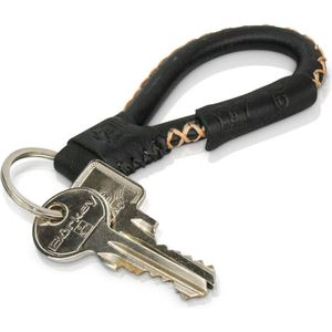 Schlüsselanhänger Bangkok, Fairtrade, Schlüsselband, Handarbeit Echt Leder  schwarz/braun – Böttcher AG