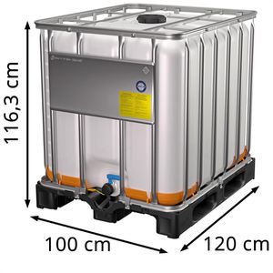 Produktbild für IBC-Container Werit 1000 Liter