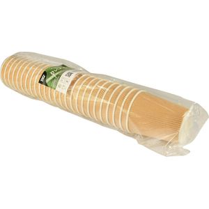 Produktbild für Trinkbecher Papstar 86270 Ripple Wall pure