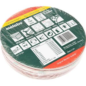 Produktbild für Schleifpapier Metabo 624066000, Körnung 60-120 Set