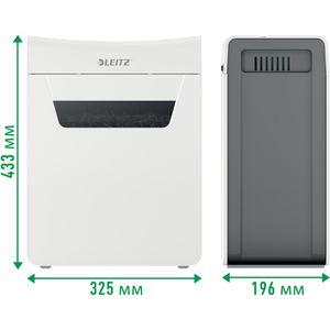 Produktbild für Aktenvernichter Leitz 8091 IQ 8X Protect Premium, weiß
