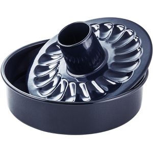 Produktbild für Backform Dr.Oetker-Küchenhelfer mit Flach-&amp; Rohrboden, Emaille