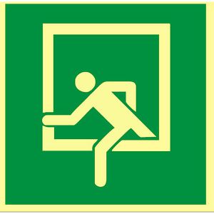 Hinweisschild Abtec DIN 4844-2 Kunststoff