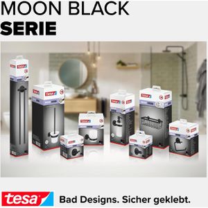 Produktbild für Toilettenpapierhalter Tesa Moon Black, schwarz