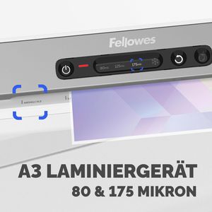 Produktbild für Laminiergerät Fellowes Amaris, mit 6 Rollen, A3