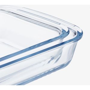 Produktbild für Auflaufform Relaxdays 10043166, transparent, aus Glas