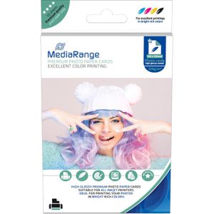 Fotopapier MediaRange MRINK104, für Inkjet, 10 x 15 cm