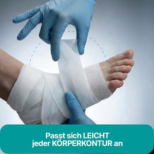 Produktbild für Fixierbinden Medrull Ultra-Crepp, in Folie, elastisch, steril