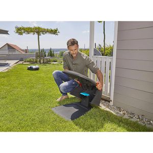 Produktbild für Mähroboter-Garage Gardena 15020-20, aus Kunststoff