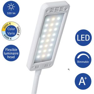 Produktbild für Schreibtischlampe Maul Maulpearly, weiß, LED, dimmbar