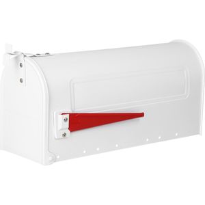 Produktbild für Briefkasten Burg-Wächter US-Mailbox 891W, weiß, aus Aluminium