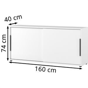 Produktbild für Schiebetürenschrank Germania Mailand, 4373, Holz