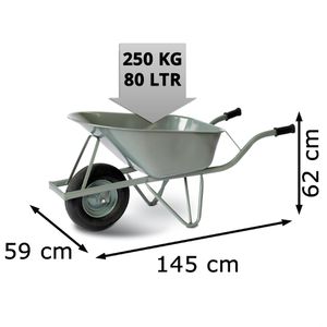 Produktbild für Schubkarre Matador Standard 10846, Tragkraft 250 kg