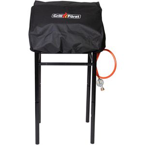 Produktbild für Grillabdeckung Grillfürst 20-109, aus Gewebematerial, schwarz