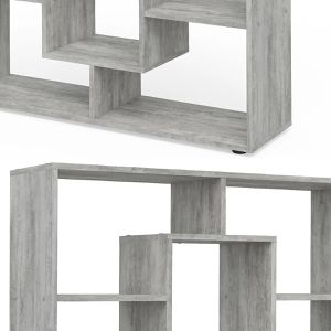 Produktbild für Bücherregal Vicco 80402, grau