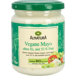 Produktbild für Mayonnaise Alnatura vegane Mayo ohne Ei, 51% Fettgehalt, BIO