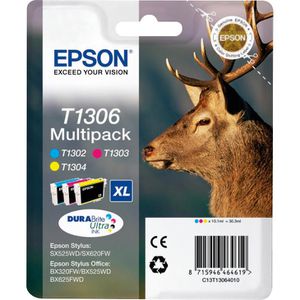 Produktbild für Tinte Epson C13T130640 Hirsch, Multipack