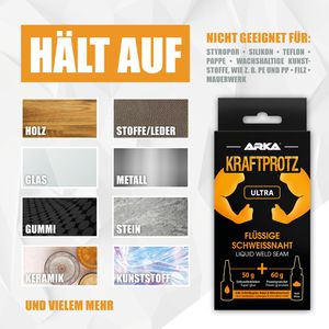 Produktbild für 2-Komponenten-Kleber Kraftprotz Schweißnaht,110g