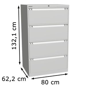 Produktbild für Hängeregisterschrank Bisley DF4-645