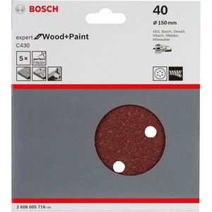 Produktbild für Schleifpapier Bosch C430 Wood and Paint, Körnung 40