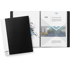 Sichtbuch Durable 2424-01, Duralook, aus PP, A4
