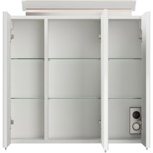 Produktbild für Spiegelschrank Posseik weiß hochglanz