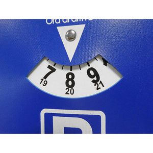 Produktbild für Parkscheibe HP-Autozubehör aus Kunstleder, manuell