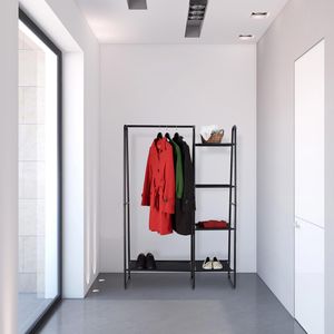 Produktbild für Garderobenständer Relaxdays 10028912, schwarz