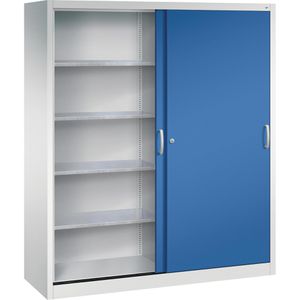 Werkzeugschrank CP-Möbel 2159-00, aus Metall, grau / blau