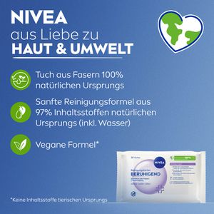 Produktbild für Abschminktücher Nivea Reinigungstücher Beruhigend