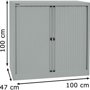 Produktbild für Rollladenschrank Bisley Essentials, Metall