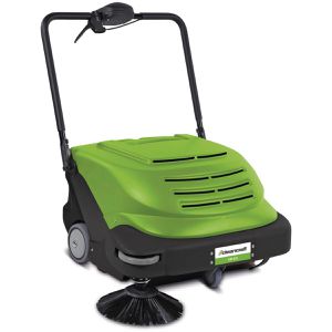 Kehrmaschine Cleancraft KM 825, mit Staubabsaugung, Akku