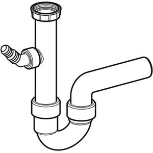 Produktbild für Siphon Geberit Röhrensiphon für Küchenspüle